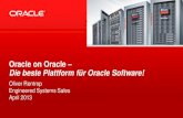 Oracle on Oracle Die beste Plattform für Oracle Software! · 11 Copyright © 2012, Oracle and/or its affiliates. All rights reserved. Title: PowerPoint Presentation Author: Duarte,