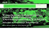 Tracking Adaptation and Measuring Development (TAMD)pubs.iied.org/pdfs/G03808.pdf · TraCking adapTaTion and Measuring developMenT (TaMd) 4 TraCking summary participants from eight