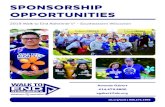 SPONSORSHIP OPPORTUNITIES - Alzheimer's Association · • Opportunity to donate company-branded bottled water. • One sign with company logo in the kids/family activity area. •
