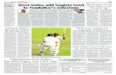 Bale not fit enough to play full match, West Indies add ...epaper.greaterkashmir.com/epaperpdf/1292013/1292013-md-hr-15.pdf‘Sachin still has hunger for cricket’ Patna, Sep 11: