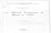 Mineral. Production of Illinois -In 1 906library.isgs.illinois.edu/Pubs/pdfs/circulars/c0002-1907.pdfThe Mineral Production of Illinois m 1906.[By F. B. VAN HORN.] ! n 1905 an attempt