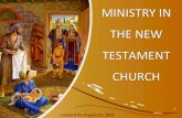MINISTRY IN THE NEW TESTAMENT CHURCHhamilton-adventist.net/sdrc/ss_pptx-pdf/2019/SS3Q_2019_L...Jesus commissioned us to preach the Gospel to the world, making disciples and baptizing