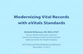 Modernizing Vital Records with eVital Standardscheese, pickles, onions ... national exchange of birth, death and fetal death records between electronic health record systems and state
