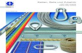 Ketten und Seile Katalog Maerz 2015...applications / special charac-teristic features chains on coil ready-made articles Load securing equipment acessories for ropes and chains exécutions