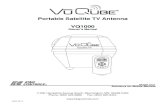 Portable Satellite TV Antenna VQ1000 · The satellite TV channels you watch may be broadcast from more than one satellite. When selecting a channel that is broadcast from a different