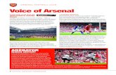ARSENAL FOOTBALL CLUB Voice of Arsenal€¦ · UEFA CHAMPIONS LEAGUE STADIONUL GHENCEA TUESDAY, OCTOBER 2, 2007 KICK-OFF: 7.45PM Please visit for ticket information. LIVERPOOL v ARSENAL