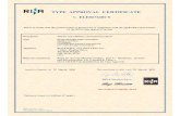 TYPE APPROVAL CERTIFICATE - RockwellAutomation.com · PROCESSORS 1761-L10BWA 10 point Controller (24Vdc inputs, 240V relay outputs/ & CPU, 240Vac input power supply) 1761-IN001B-MU-P