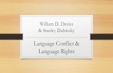 Stanley Dubinsky & Michael Gavin · The evolution of a course • In the beginning, … a course on language rights without a book on language rights. • From “language rights”