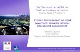 French last research on rigid pavement: towards rational ... · Michael BROUTIN –French Civil Aviation Technical Center Los Angeles, June 9-12, 2013 V and H sensors LVDT Measurement