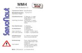 MM4 - Servonaut · 2017-07-11 · MM4 Mini-Multiswitch V2 Technische Daten / Specifications Betriebsspannung: 4,8 bis 18 V Operating voltage: Schaltfunktionen: 3x Memory, 1x wahl-