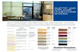 DUETTE AND APPLAUSE HONEYCOMB SHADES · NEW HARDWARE COLORS FOR THE VERTIGLIDE™ SYSTEM You asked for more hardware colors, and we listened! Duette® and Applause® honeycomb shades