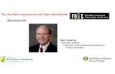 The Fertilizer Industry Round Table DISCUSSION MODERATOR 2016 - Adapting to a changing climate - Scott...The Home of the U.S. Fertilizer Industry National Fertilizer Development Center