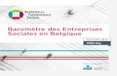 Baromètre des Entreprises Sociales en Belgique · En ce sens, les entreprises sociales, par les finalités qu’elles poursuivent, les règles du jeu qu’elles se donnent et leurs