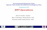Established 1978 ERT Operations - US EPA€¦ · COOP/COG Planning Regional Exercise development and Implementation Predeployments ... Emergencies –Steering Committee National and