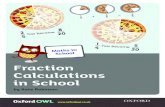 Fraction Calculations in School · Subtracting fractions with different denominators p.8 Fraction calculations with a total above one whole p.9 Multiplying fractions by whole numbers