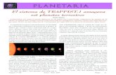 El sistema de TRAPPIST-1 amagava set planetes terrestresalmenys set planetes al voltant de l’estel. La proximitat dels valors dels períodes orbitals dels sis primers planetes a