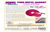 PINK BUTYL GASKET - Duro Dyne Corporationawareness of the need to join the fight against breast cancer. The mission of the Breast Cancer Research Foundation (BCRF) is to prevent and