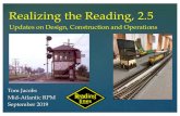 Realizing the Reading, 2Design Experience Lessons • DO THE PLAN FIRST! • Know your layout goals, and keep them in mind • Don’t be afraid to make changes! Better to make them