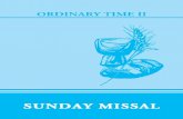 SUNDAY MISSAL - catholic-dlc.org.hkcatholic-dlc.org.hk/2013Full-OrdinaryII.pdf · Twelfth Sunday in Ordinary Time 70 Thirteenth Sunday in Ordinary Time 80 Fourteenth Sunday in Ordinary