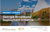 GTA's PowerPoint Template · 1 ACE Project Management and Governance 2 Broadband Plan Broadband Plan 3 Broadband Report: Stakeholder and Executive Communications 4 Broadband Grant
