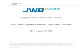 Corporate Governance Policy JWD InfoLogistics Public ... · JWD InfoLogistics Public Company Limited ... and institutional shareholders, to exercise their rights which cover the basic