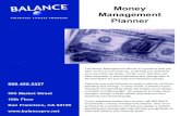 Money Management Planner - BALANCE · consumer debt: student loans, retail installment contracts, credit cards, personal loans, tax debts, and medical debts. Other – Spend no more