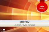 Energy - NZ SCIENCE CLASS ONLINEgzscienceclassonline.weebly.com/uploads/1/1/3/6/11360172/energy_… · Energy Junior Science 2018 Version. Energy makes things happen Energy is not