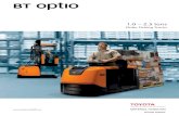 Order Picking Trucks - umw-industries.com.my · BT Optio range has been carefully developed to meet the most challenging demands at all picking heights. The BT Optio range is designed