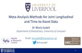Meta-Analysis Methods for Joint Longitudinal and …...Meta-Analysis Methods for Joint Longitudinal and Time-to-Event Data Dr Maria Sudell Department of Biostatistics, University of
