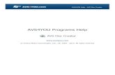 AVS 4YOU Programs Help...You have access to a wide variety of resources that help you make the most of your AVS4YOU software. The step-by-step user The step-by-step user guides will