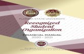 FLORIDA STATE UNIVERSITY Recognized Student Organizationsga.fsu.edu/financial• Have access to funds associated with an off-campus bank account for a Recognized Student Organization