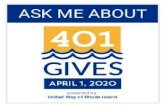 ASK ME ABOUT 401 - Amazon Web Services ... ASK ME ABOUT 401 GIVES April 1, 2020 ASK ME ABOUT 401 GIVES April 1, 2020 ASK ME ABOUT 401 GIVES April 1, 2020 ASK ME ABOUT Title 401 Gives_1.5"
