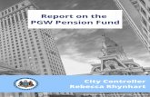 A Report on the State of the Pension Fund...Pension Fund, the Plan provides retirement beneﬁts for approximately 3,700 current and former employees of Philadelphia Gas Works (PGW).