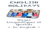 ENGLISH HOLIDAYS web - A l'Asso du MondeEnglish Activities Ecole St Genès/Campus L’après midi, votre enfant participe à l’option sportive ou artistique choisie pour la semaine.Toutes