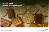 Australia biscuit market is projected to surpass $ 4 billion by 2025