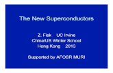 The New Superconductors Hong Kongctcp/China_US_Workshop/Zach Fisk.pdf · • Superconductivity opens a gap in the electronic spectrum at the Fermi surface • The electronic spectrum