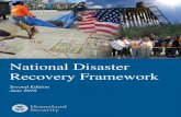 National Disaster Recovery Framework · Executive Summary The National Disaster Recovery Framework (NDRF) establishes a common platform and forum for how the whole community builds,