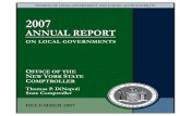Annual Report on Local Governments - 2007...governments to estimate and disclose the long-term cost of providing health benefits to their employees upon retirement. While governments