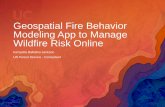 Geospatial Fire Behavior Modelling App to Manage Wildfire ... Comparison Map Functionality. The comparison