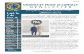 Winter 2017 Inside Experience at the FDA Submitted …...PAGE 1 UNIVERSITY POINT of CONTACT NEWSLETTER Inside this issue: Winter 2017 Putting Myself in the Public Heath Service’s