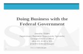 Doing Business with the Federal Government · PDF file WOSB Program Two parts: WOSB and EDWOSB (Economically ... enrolled in a 9-year business development program. – HUBZone ...