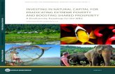 INVESTING IN NATURAL CAPITAL FOR …...iv CONTENTS INVESTING IN NATURAL CAPITAL FOR ERADICATING EXTREME POVERTY AND BOOSTING SHARED PROSPERITY References. .29 BOXES Box E.1: What We