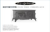 ELECTRIC FIREPLACE - Yahoolib.store.yahoo.net/lib/elitedeals/60354manual.pdf · The fireplace must be on a dedicated circuit as other appliances on the same circuit may cause the