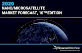 NANO/MICROSATELLITE MARKET FORECAST, 10TH EDITION · NANO/MICROSATELLITE DEFINITION 0 kg 1 kg 10 kg 100 kg 1,000 kg Picosatellite (0.1 –0.99 kg) Nanosatellite (1 –10 kg) Microsatellite