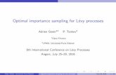 Optimal importance sampling for Lévy processeslevy2016.math.cnrs.fr/talks/Peter_Tankov.pdf · Optimal importance sampling for L evy processes Adrien Genin12 P. Tankov2 1Opus Finance