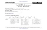 MSMA Series Low Inertia€¦ · (Low Inertia) TABLE OF CONTENTS TABLE OF CONTENTS MFECA 0 A Motor / Driver Options RS485 Cable DV0P197 RS232C Cable DV0P1960 Interface Cable DV0P2190