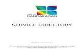 SERVICE DIRECTORY - Shire of Dandaragan · SERVICE DIRECTORY Last updated: 9 December 2019 This document is available in alternative formats, such as Braille, large print, digital