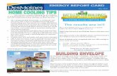 ENERGY REPORT CARD - Des Moines Public Schools · ENERGY REPORT CARD May 2016 Air that leaks through your home's envelope − the outer walls, win-dows, doors, and other openings
