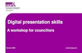Digital presentation skills digital... · THE PLATFORMS: DIGITAL PRESENTATION SKILLS WORKSHOP ZOOM This video was created/filmed using Zoom Can be used for video calls Can be used