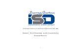 Asset, Purchasing, and Inventory Proceduressites.isdschools.org/purchasing/useruploads/surplus... · including all ISD fixed asset bar code numbers, descriptions, serial numbers and